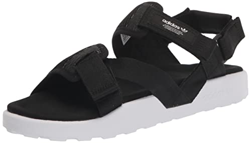 adidas Originals Adilette Adv Slide Sandale f r Damen, Schwarz/Wei /gebrochenes Wei , 10 von adidas Originals