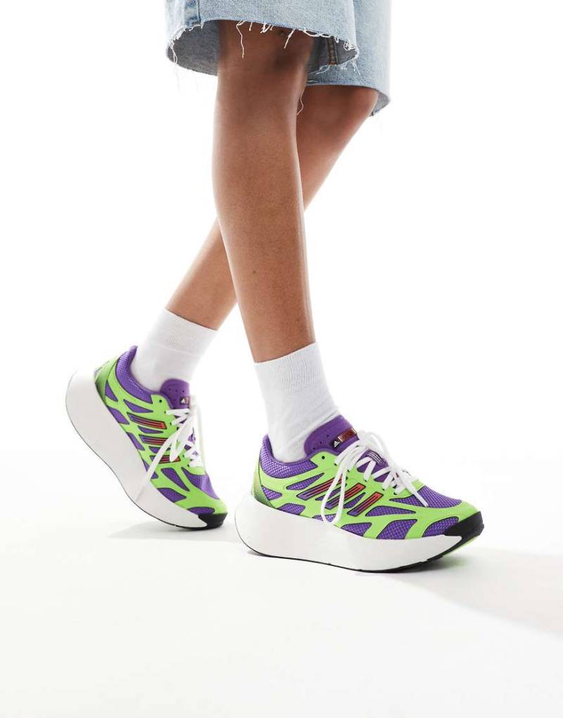 adidas Originals - Adizero Aruku - Schuhe in Active Purple / Solar Green-Lila adidas Originals - Adizero Aruku - Schuhe in Active Purple / Solar Green-Lila von adidas Originals