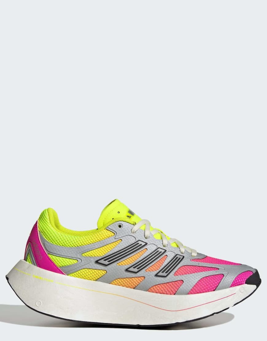 adidas Originals - Adizero Aruku - Schuhe in Shock Pink / Solar Yellow-Rosa von adidas Originals
