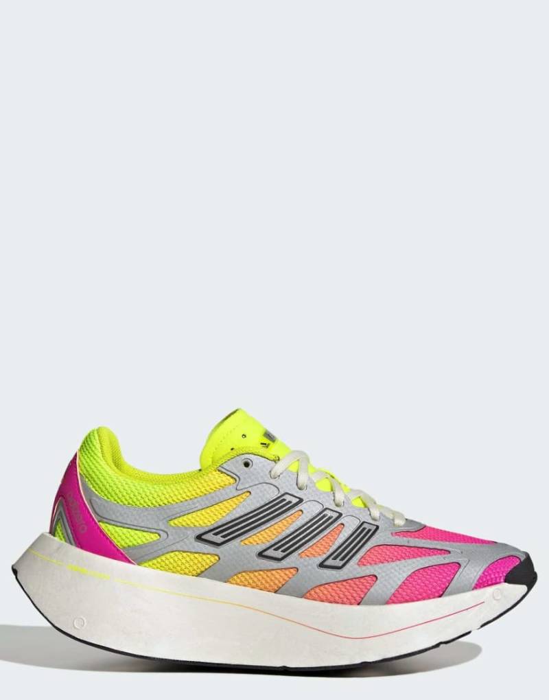 adidas Originals - Adizero Aruku - Schuhe in Shock Pink / Solar Yellow-Rosa von adidas Originals