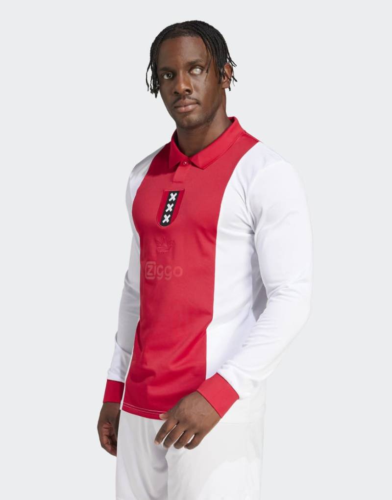 adidas Originals - Ajax Amsterdam Anniversary - Trikot in Weiß von adidas Originals