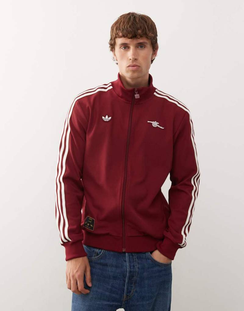 adidas Originals - Arsenal Terrace Icons - Trainingsoberteil in Burgunderrot adidas Originals - Arsenal Terrace Icons - Trainingsoberteil in Burgunderrot von adidas Originals