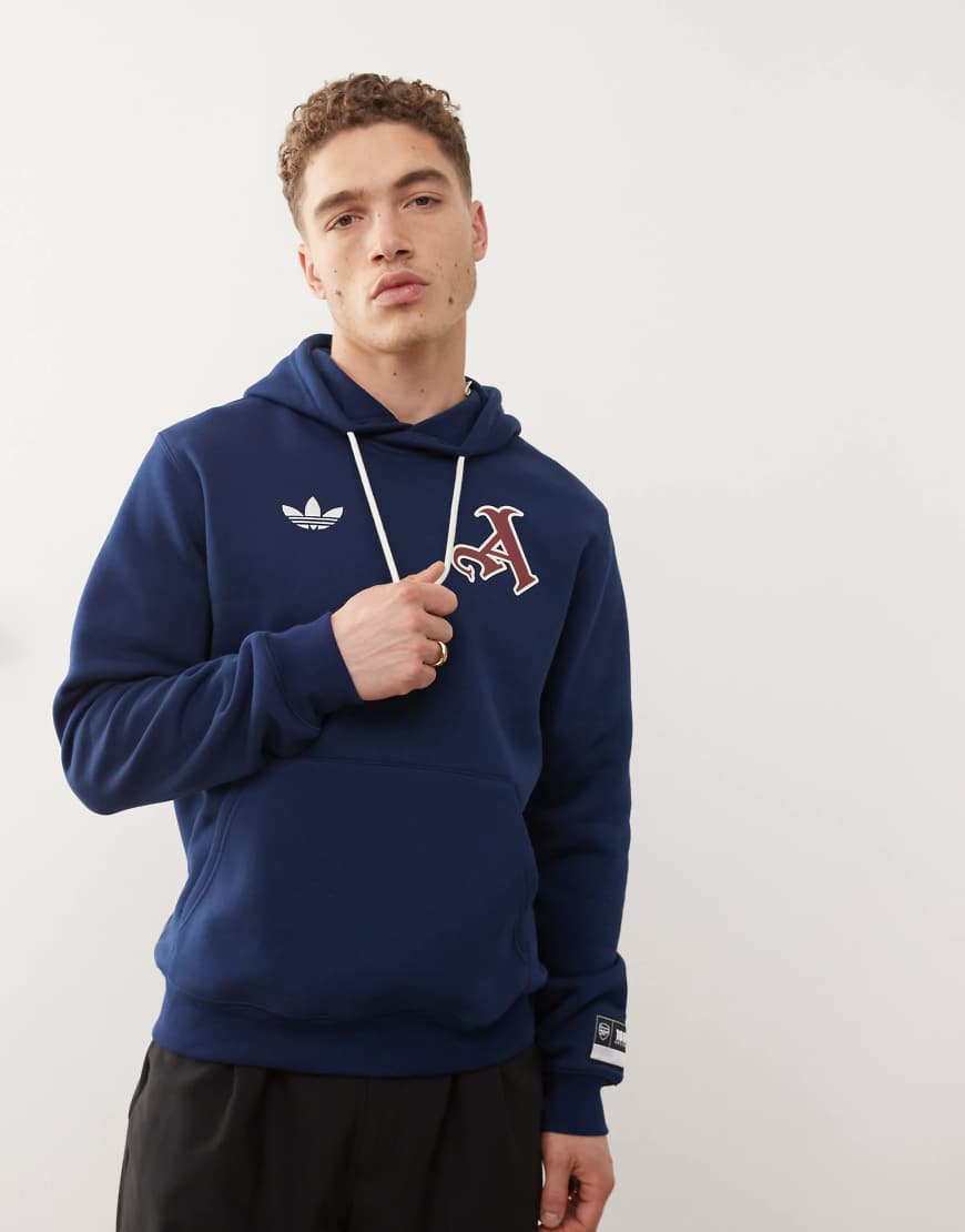 adidas Originals - Arsenal VRCT - Kapuzenpullover in Blau von adidas Originals