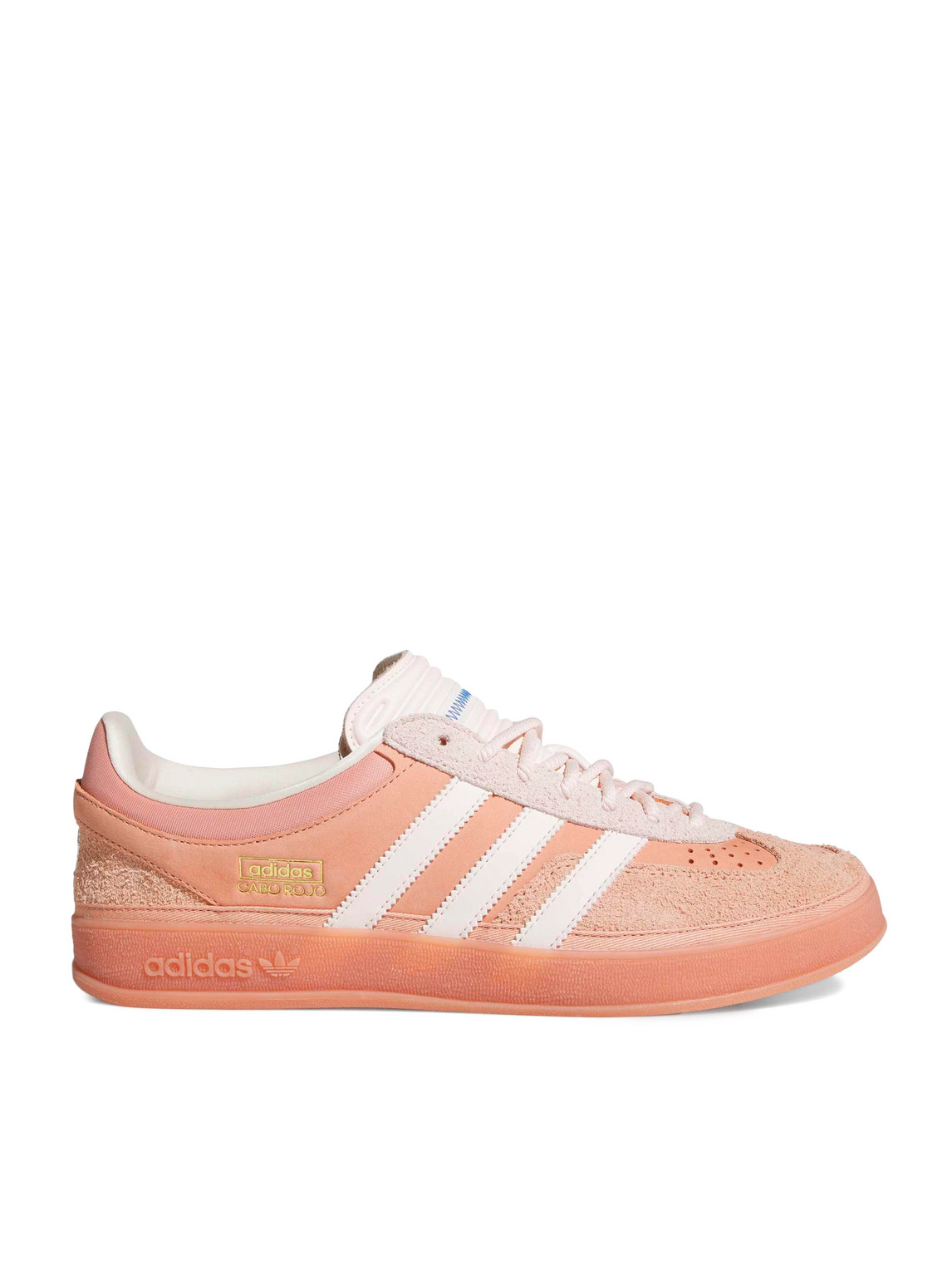adidas Originals - Bad Bunny Gazelle Indoor Mesh, Leather and Suede-Trimmed Nubuck Sneakers - Men - Pink - UK 12 von adidas Originals