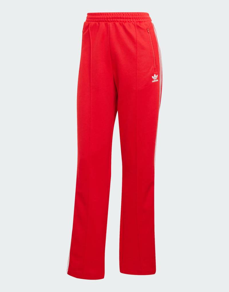 adidas Originals - Beckenbauer - Trainingshose in Better Scarlet/Weiß-Rot von adidas Originals