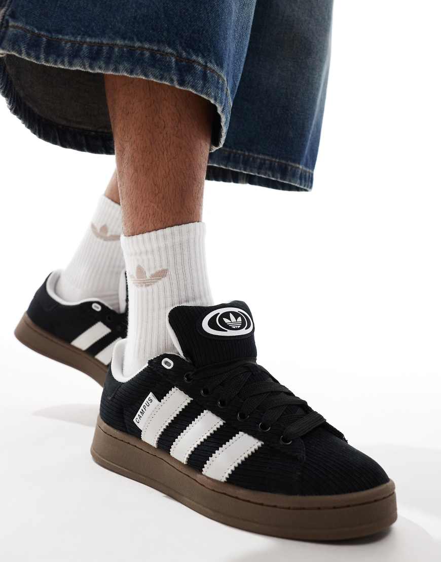 adidas Originals - Campus 00 - Sneaker aus Cord in Schwarz von adidas Originals