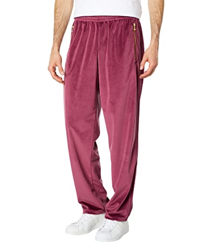 adidas Originals Contempo Firebird Velour Track Pants Victory Crimson LG 30 von adidas Originals