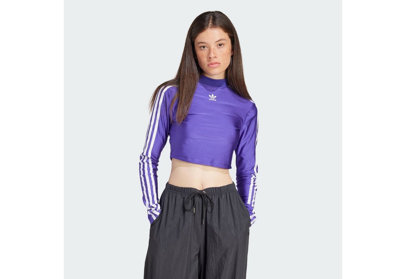 adidas Originals Crop-Top 3-STREIFEN CROPPED LONGSLEEVE von adidas Originals