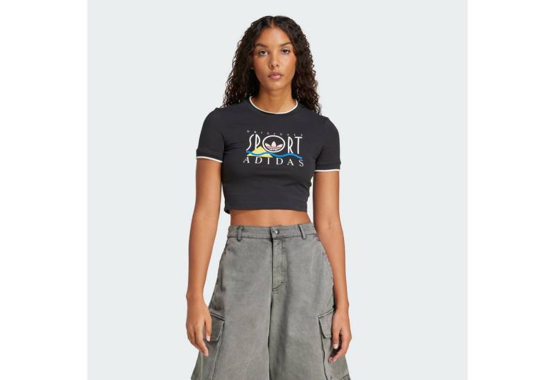 adidas Originals Crop-Top ADIDAS SPORT GRAPHIC CROP-SHIRT (1-tlg) von adidas Originals