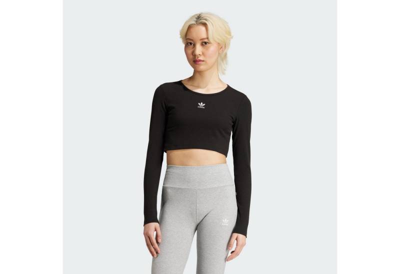 adidas Originals Crop-Top ESSENTIALS RIBBED CROP-SHIRT (1-tlg) von adidas Originals