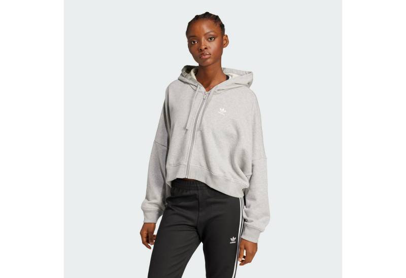 adidas Originals Crop-Top ESSENTIALS SHORT FRENCH TERRY KAPUZENJACKE (1-tlg) von adidas Originals