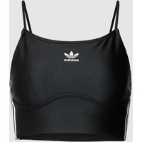 adidas Originals Crop Top mit Spaghettiträger in Black, Größe L von adidas Originals