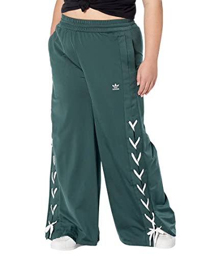 adidas Originals Damen Always Original Schnürhose mit weitem Bein, Grün (Mineral Green), M von adidas Originals