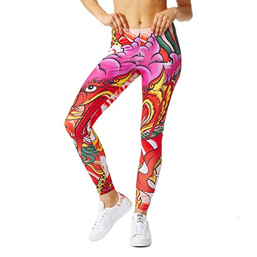 adidas Originals Damen Hose Dragon Print Leggings von adidas Originals