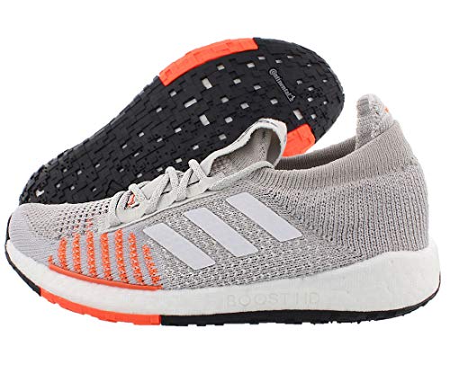 adidas Originals Damen PulseBOOST HD Laufschuh, Grau/Weiß/Hi-Res Coral, 37 1/3 EU von adidas Originals