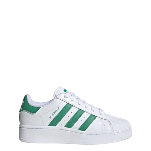 adidas Originals Damen Superstar XLG Sneaker, FTWR White Semi Court Green FTWR White, 35.5 EU von adidas Originals