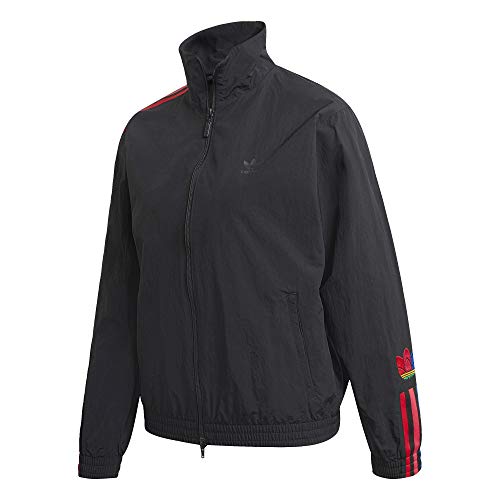 adidas Originals Damen Track Jacke, Schwarz/Mehrfarbig, Medium von adidas Originals