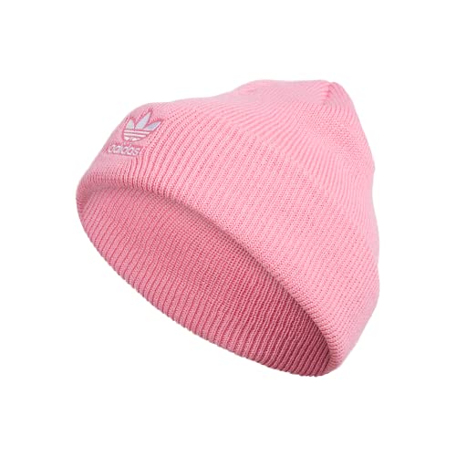 adidas Originals Damen Trefoil Beanie, Bliss Pink/White, Einheitsgröße, Bliss Pink/Weiß, Einheitsgröße von adidas Originals