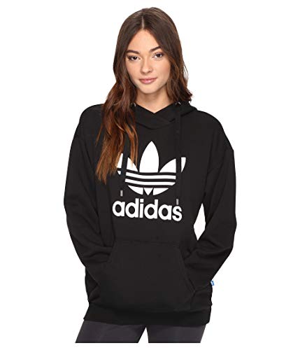 adidas Originals Damen Trefoil Hoodie Kapuzenpulli, Core Black, X-Groß von adidas Originals