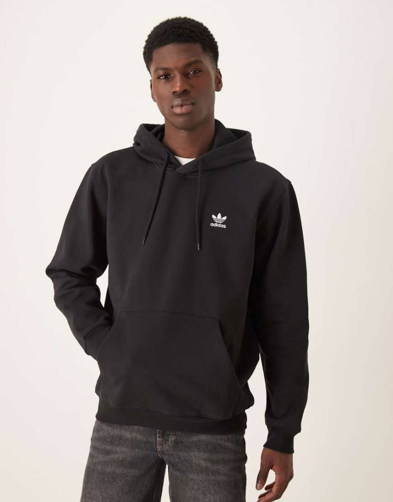 adidas Originals - Essential - Locker geschnittener Basic-Kapuzenpullover in Schwarz von adidas Originals