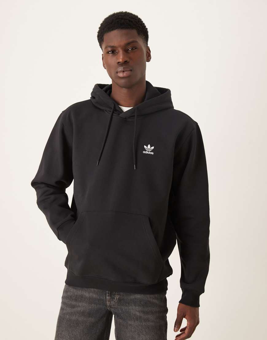 adidas Originals - Essential - Locker geschnittener Basic-Kapuzenpullover in Schwarz von adidas Originals