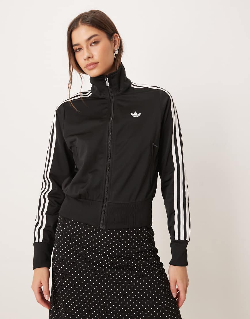 adidas Originals - Firebird - Klassische Trainingsjacke in Schwarz/Weiß von adidas Originals