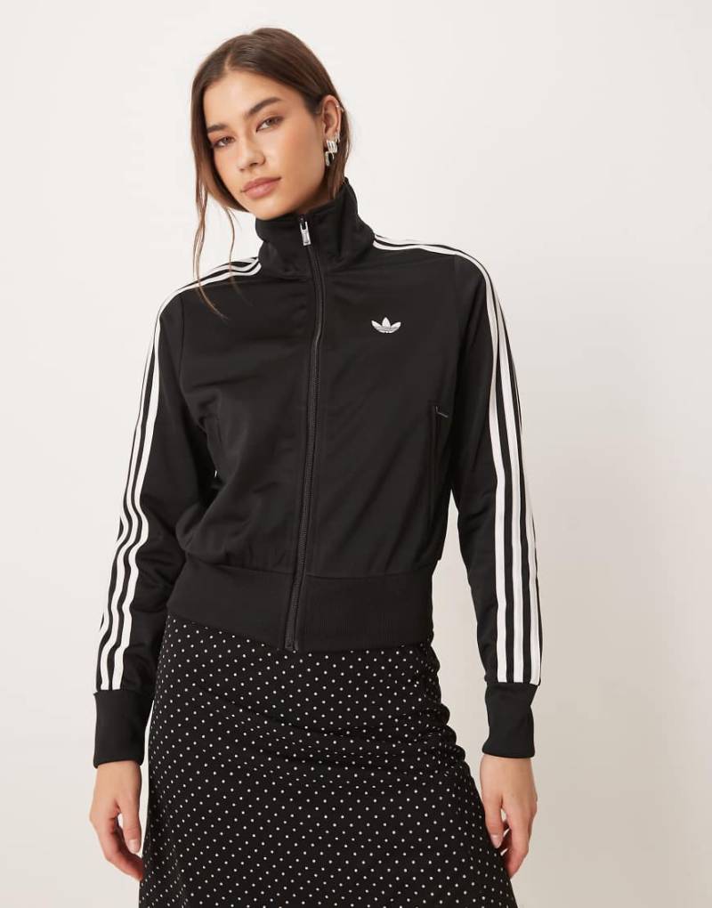 adidas Originals - Firebird - Klassische Trainingsjacke in Schwarz/Weiß von adidas Originals
