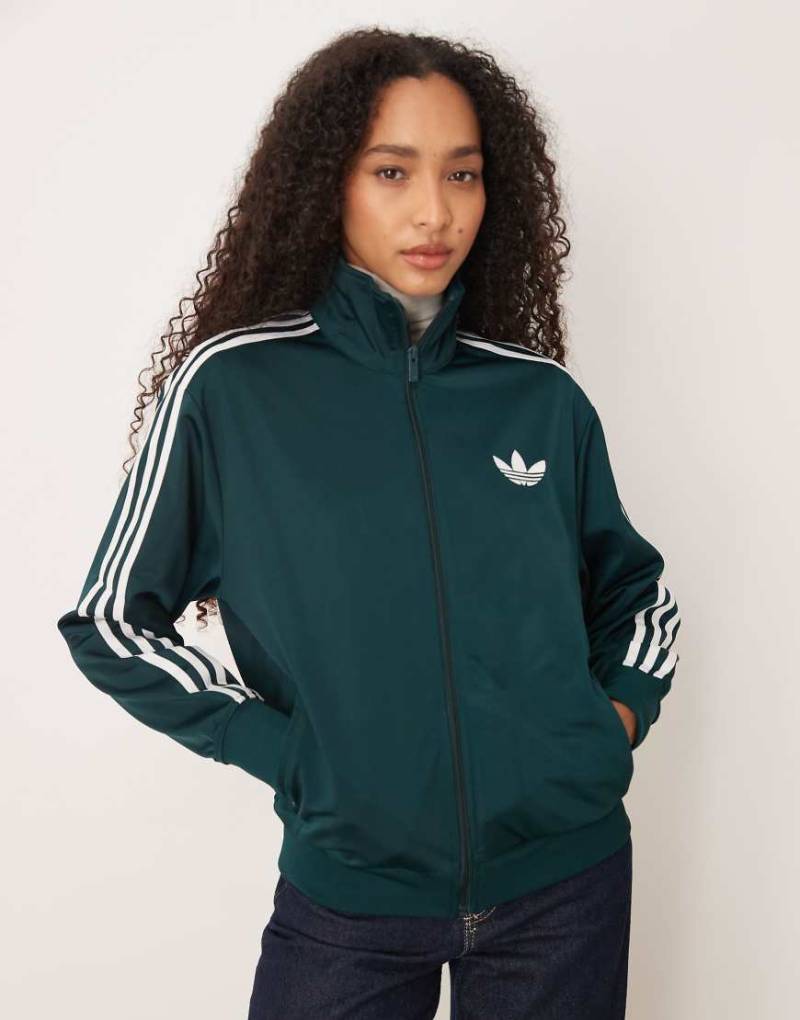 adidas Originals - Firebird - Trainingsoberteil in Grün von adidas Originals