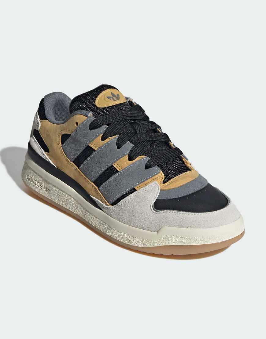 adidas Originals - Forum 2000 - Schuhe in Core Black / Oat / Off White-Schwarz von adidas Originals