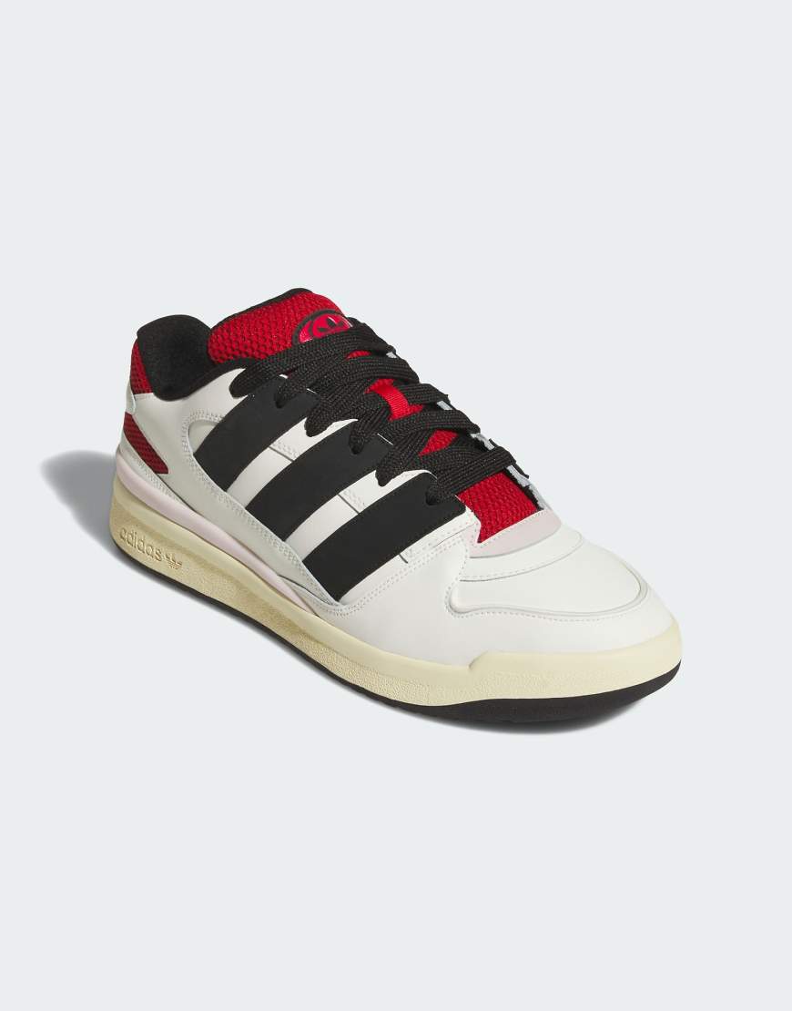 adidas Originals - Forum2000 - Schuhe in Off White / Core Black / Easy Yellow-Weiß von adidas Originals