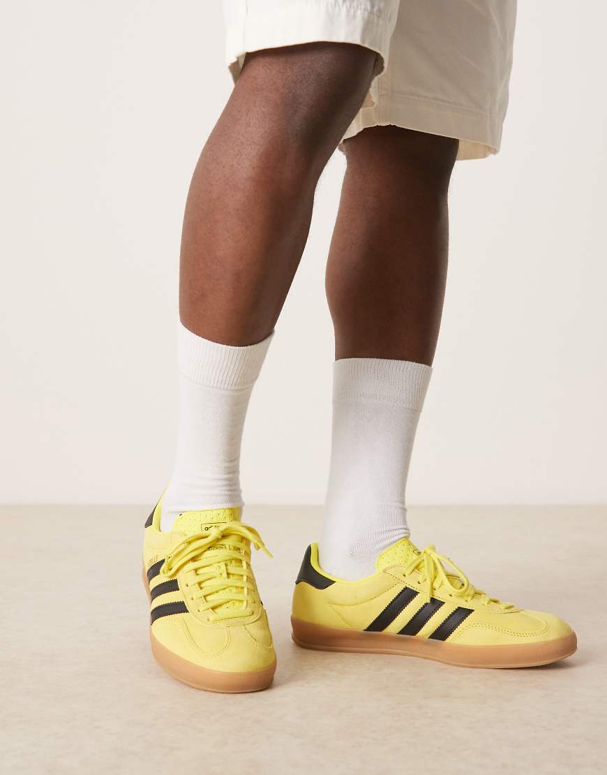 adidas Originals - Gazelle - Hallen-Sneaker in Gelb und Schwarz von adidas Originals