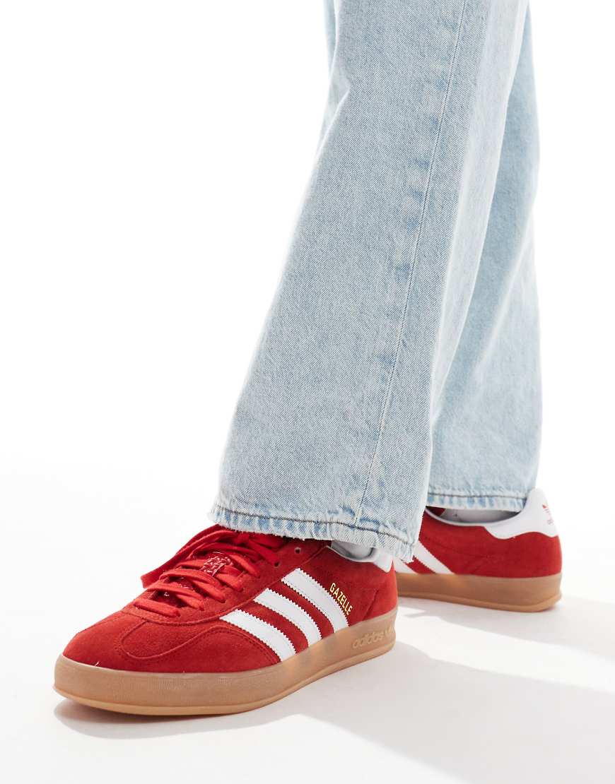 adidas Originals - Gazelle - Indoor-Sneaker in Rot adidas Originals - Gazelle - Indoor-Sneaker in Rot von adidas Originals