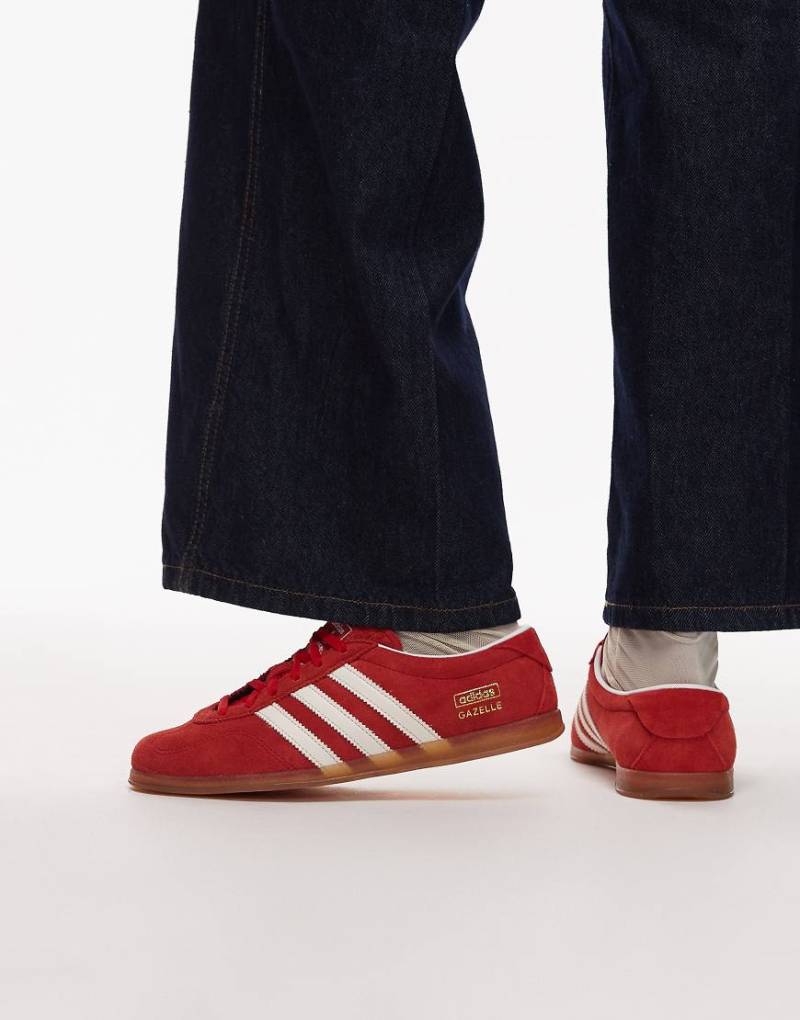adidas Originals - Gazelle - Lo Pro - Sneaker in Rot und Weiß von adidas Originals