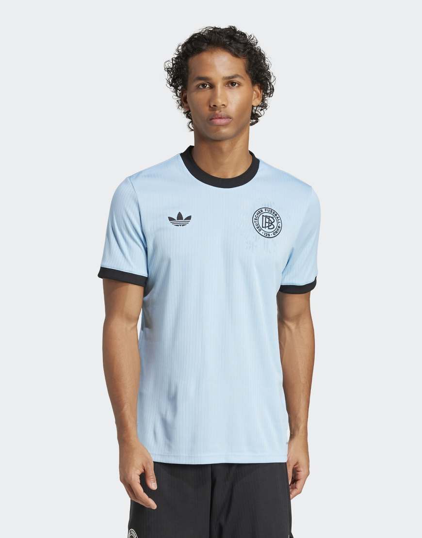 adidas Originals - Germany Anniversary - Trikot in Clear Blue / Schwarz-Blau von adidas Originals