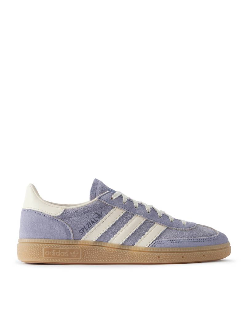 adidas Originals - Handball Spezial Leather-Trimmed Suede Sneakers - Men - Purple - UK 11.5 von adidas Originals