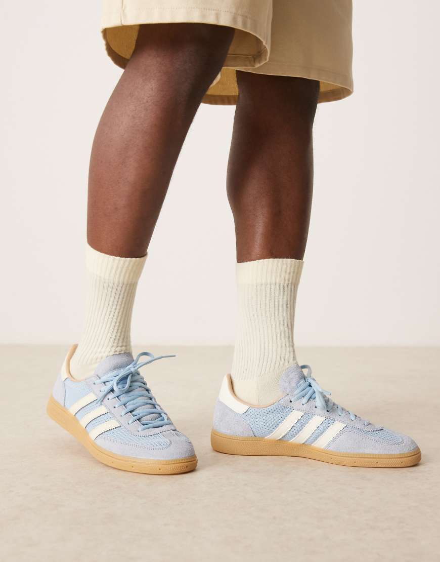 adidas Originals - Handball Spezial - Sneaker in Blau und Cremeweiß mit Gummisohle von adidas Originals