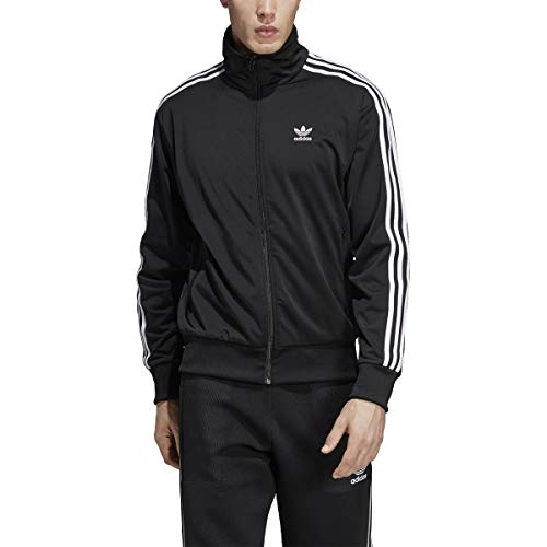 adidas Originals Herren Adicolor Classics Firebird Track Jacket, Core Black / Black, Medium von adidas Originals