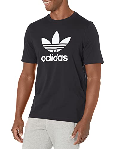 adidas Originals Herren Adicolor Classics Trefoil T-Shirt, Schwarz, L von adidas Originals