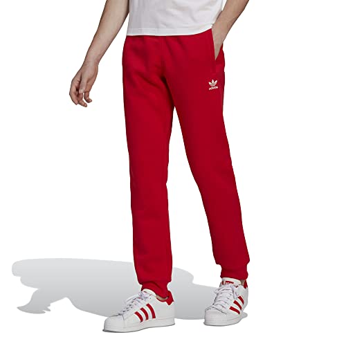 adidas Originals Herren Adicolor Essentials Trefoil Jogginghose, Lebhaftes Rot, X-Groß von adidas Originals