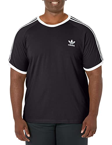 adidas Originals Herren Adicolor T-Shirt mit 3 Streifen Hemd, schwarz, X-Groß von adidas Originals