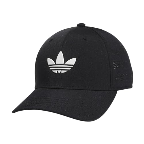 adidas Originals Herren Beacon Structured Precurve Snapback Cap, Schwarz/Weiß 2, Einheitsgröße von adidas Originals