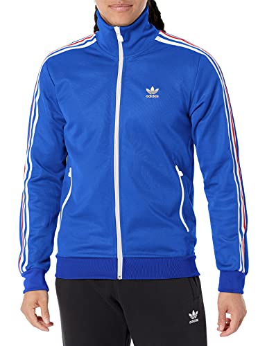 adidas Originals Herren Beckenbauer Track Top Aufwärm-Jacke, Team Royal Blue/Team Royal Blue/White/Team Power R, Small von adidas Originals