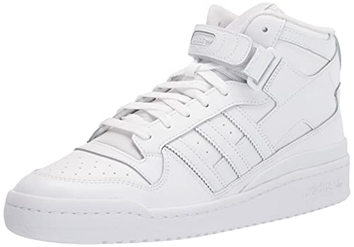 adidas Originals Herren Forum Mid Sneaker, Weiß/Weiß/Weiß, 42.5 EU, KYQ81, 42 2/3 EU von adidas Originals