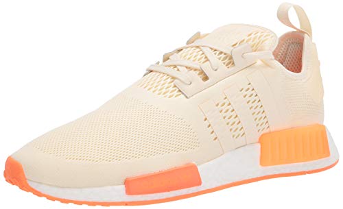 adidas Originals Herren NMD_R1 Turnschuh, Cremeweiß/Cremeweiß/Screaming Orange, 44 2/3 EU von adidas Originals