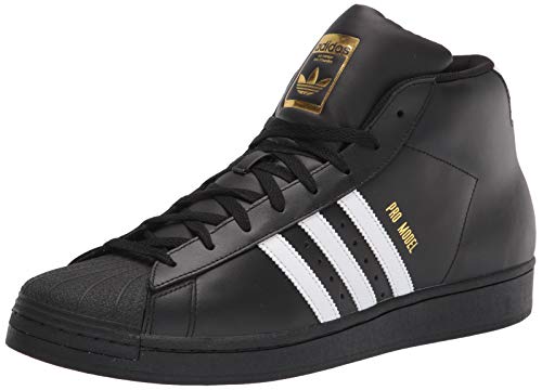 adidas Originals Herren Pro Model Sneaker, Schwarz/Weiß/Goldfolie, 44 EU von adidas Originals