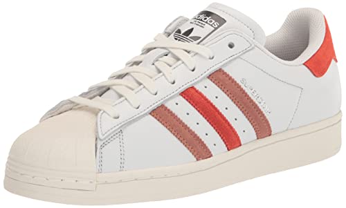 adidas Originals Herren Superstar Discontinued Sneaker, Kristallwei /vorgelassenes Rot/Ton Strata, 42 2/3 EU von adidas Originals