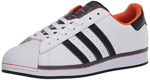 adidas Originals Herren Superstar Shoes Turnschuh, Weiß/Schwarz/Orange, 40 2/3 EU von adidas Originals