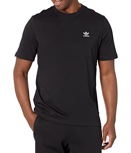 adidas Originals Herren Trefoil Essentials T-Shirt, Schwarz, L von adidas Originals