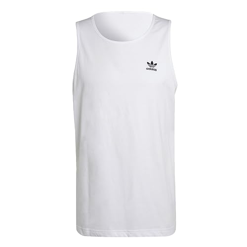 adidas Originals Herren Trefoil Essentials Tank Top, Weiss/opulenter Garten, XL von adidas Originals