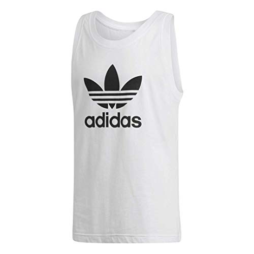 adidas Originals Herren Trefoil Tank Hemd, Weiß, Groß von adidas Originals